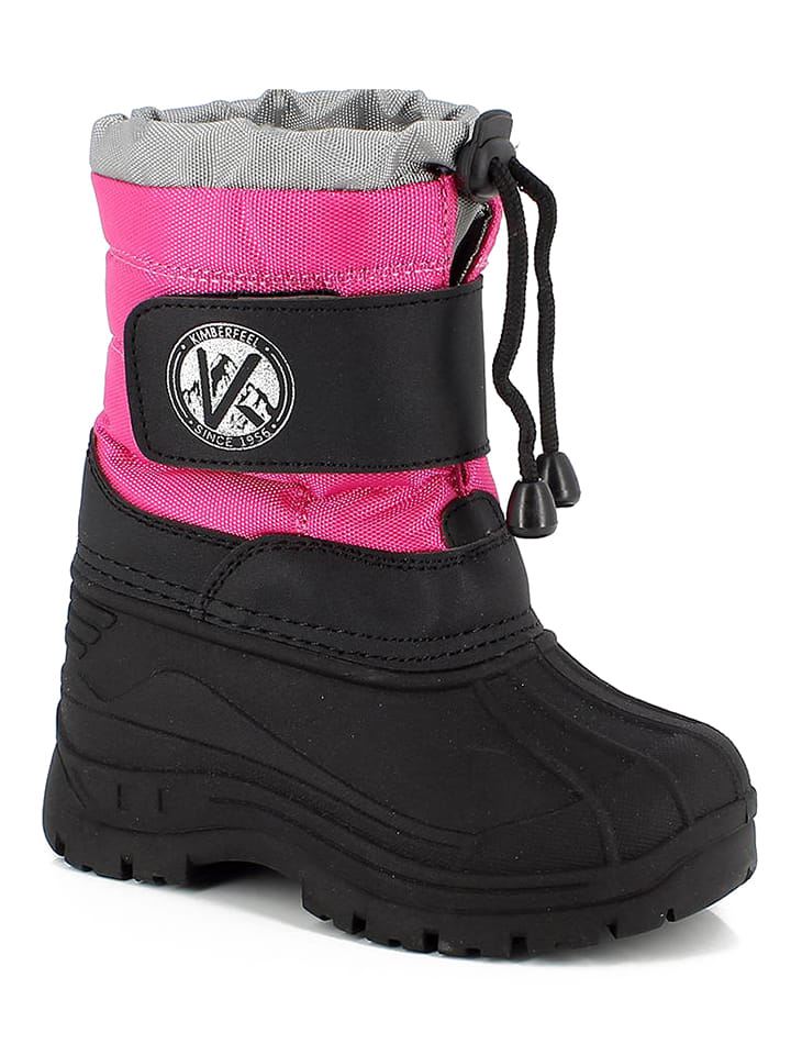 Winterstiefel "Montreal" in Schwarz/ Pink