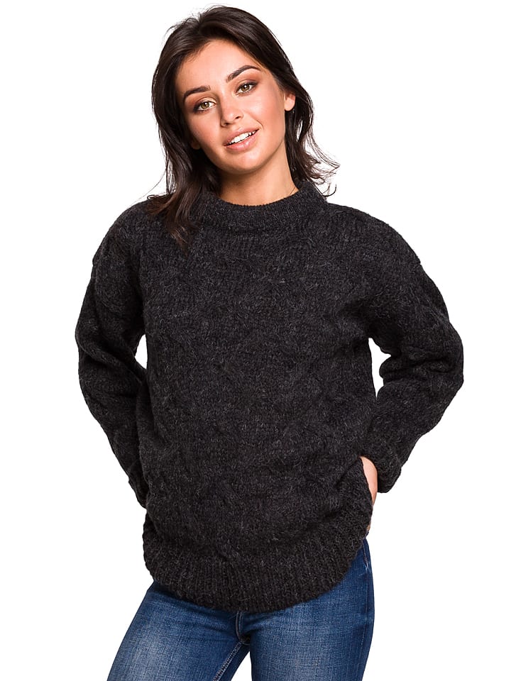Sweter w kolorze grafitowym