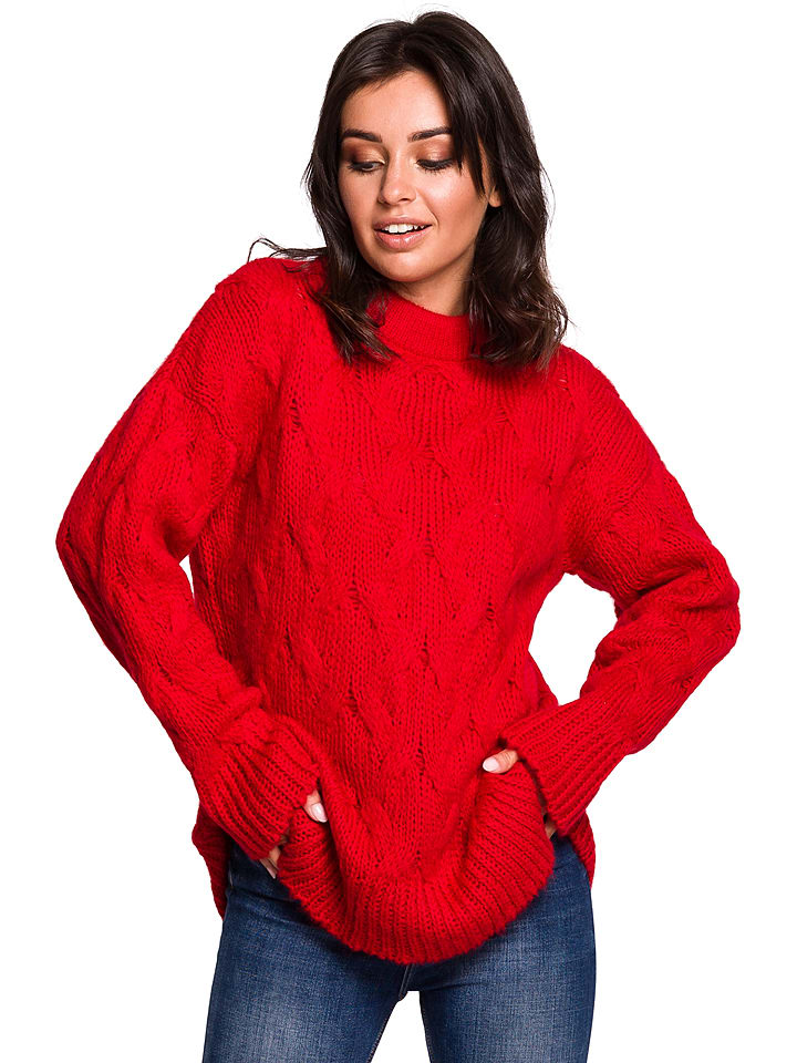 Sweter w kolorze czerwonym