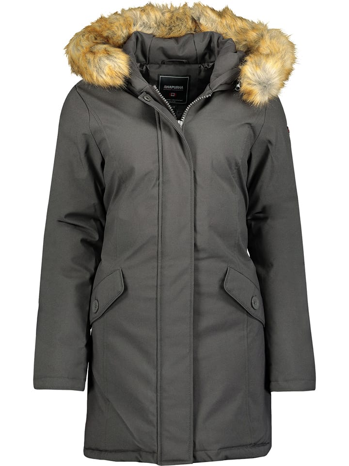 Parka "Dinastiana" w kolorze szarym