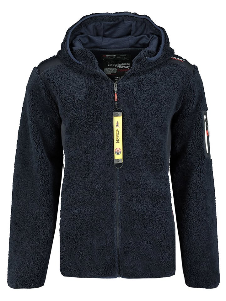 Fleecejacke in Dunkelblau