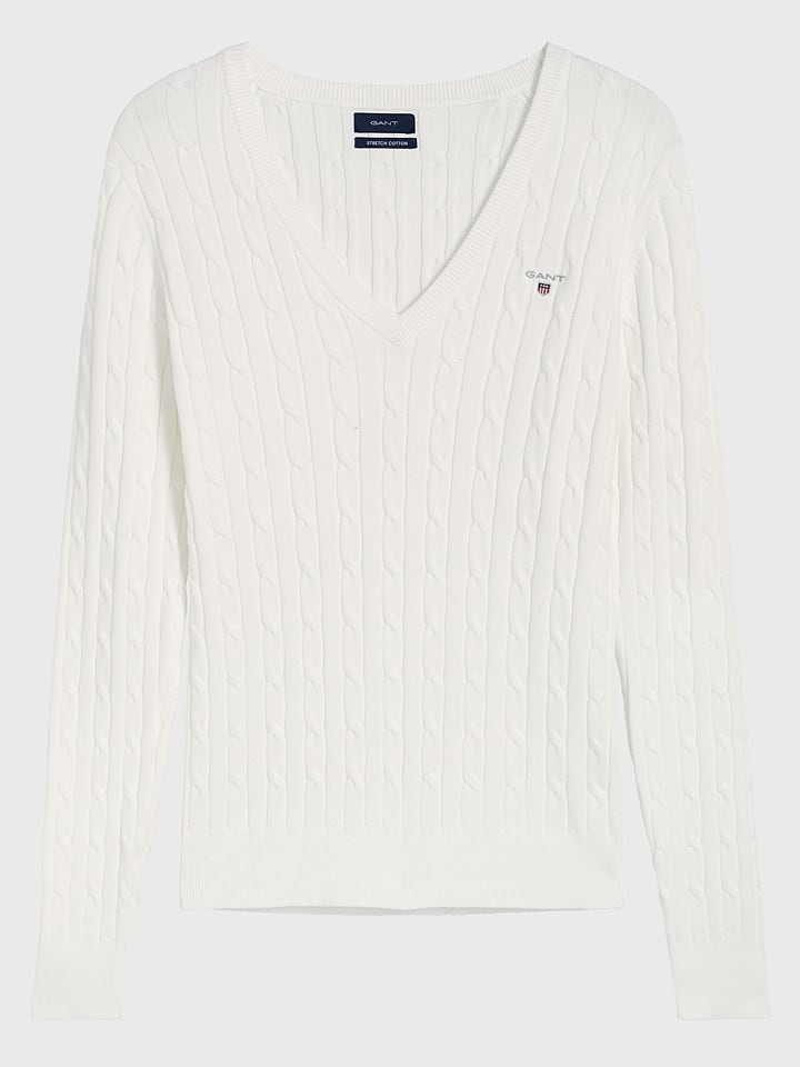 Gant Pullover in Weiß günstig kaufen