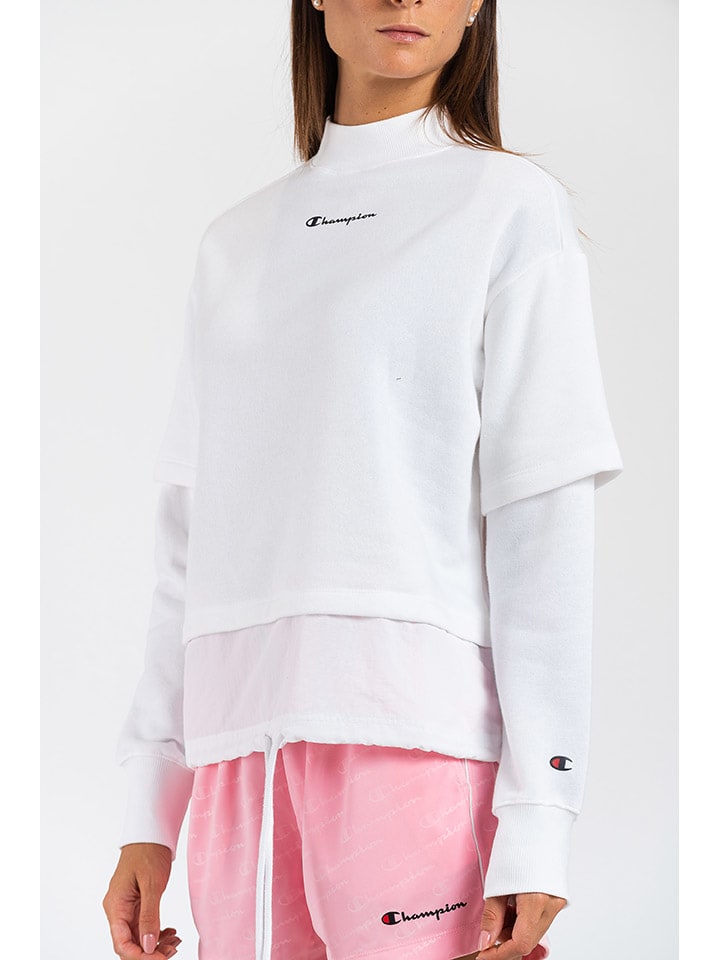 Champion deals sweatshirt weiß