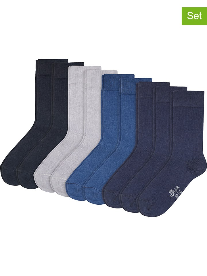 s.Oliver 9er-Set: Socken in Blau günstig kaufen | limango