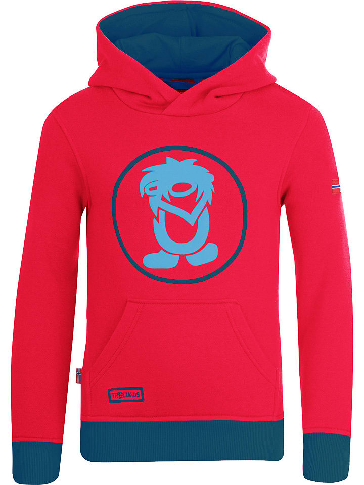 Hoodie "Troll" rood