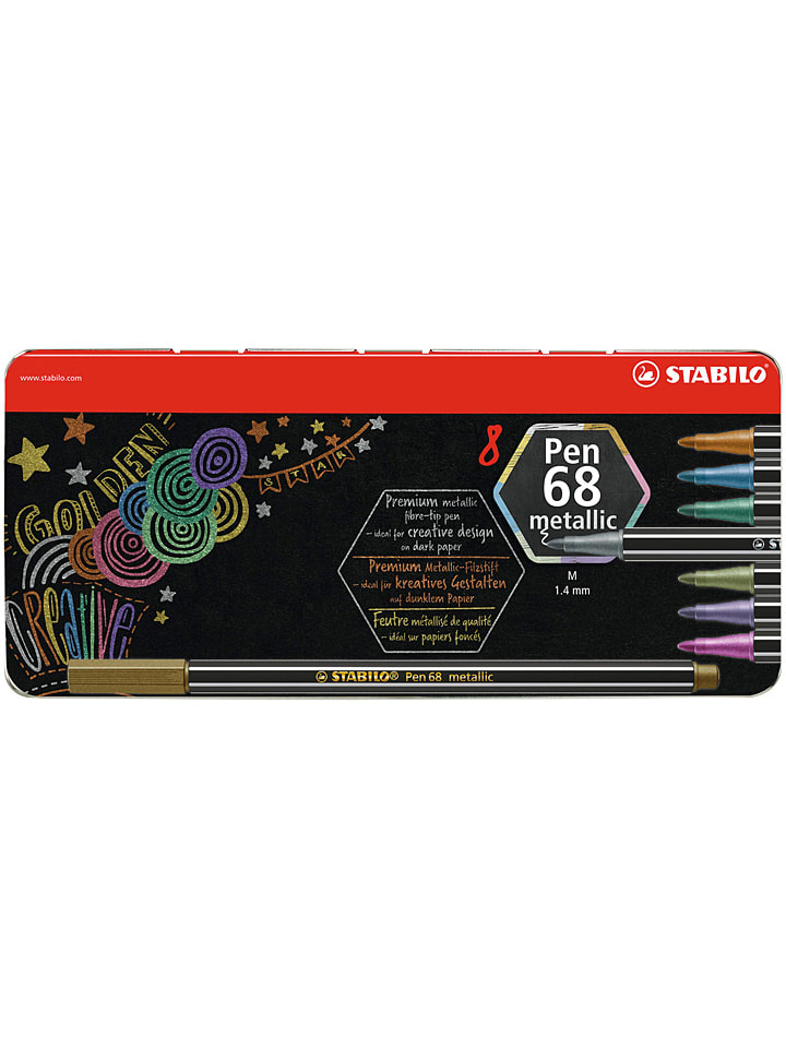 Mazaki (8 szt.) "Pen 68 - Metallic"
