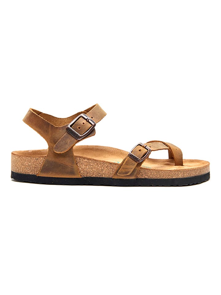 Leren teensandalen sale