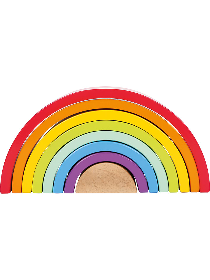 Holzbausteine "Regenbogen" - ab 12 Monaten