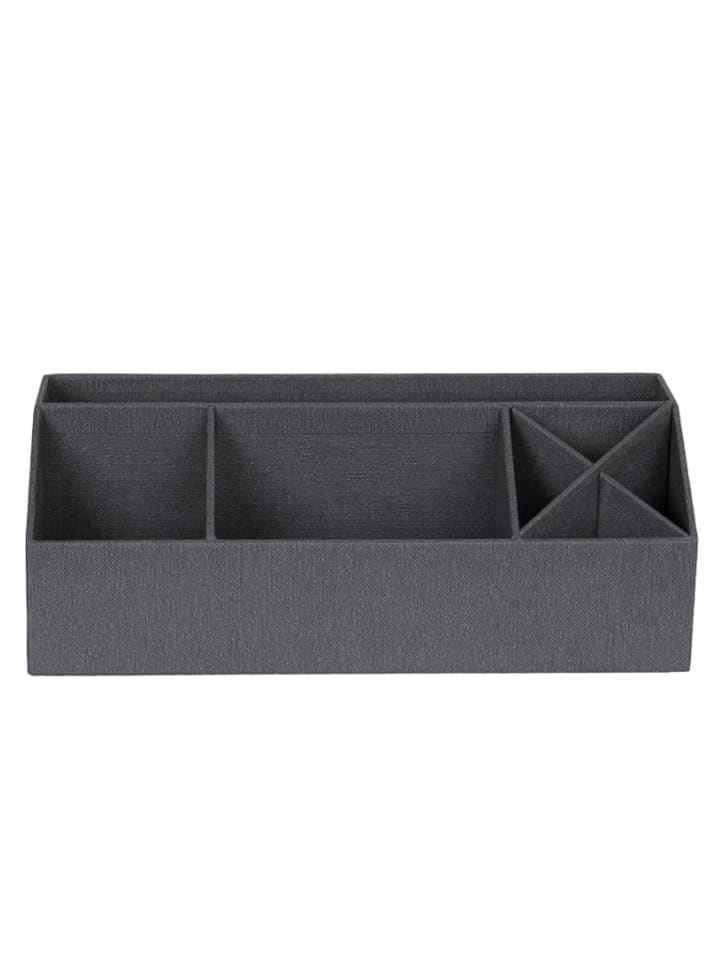 Organizer "Elisa" w kolorze ciemnoszarym - 33 x 12,5 x 12,5 cm