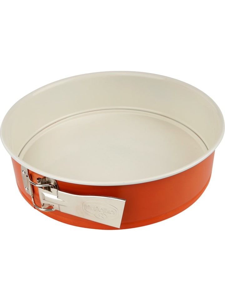 Springvorm "Muis" oranje/wit - Ø 26 cm
