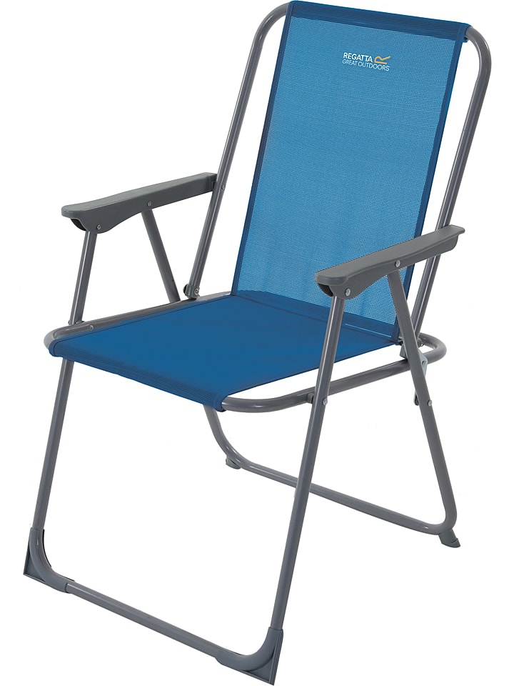 Campingstuhl "Retexo" in Blau - (B)52 x (H)56 x (T)6 cm