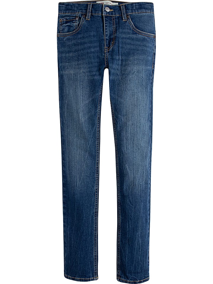 Dżinsy - Skinny fit - w kolorze niebieskim