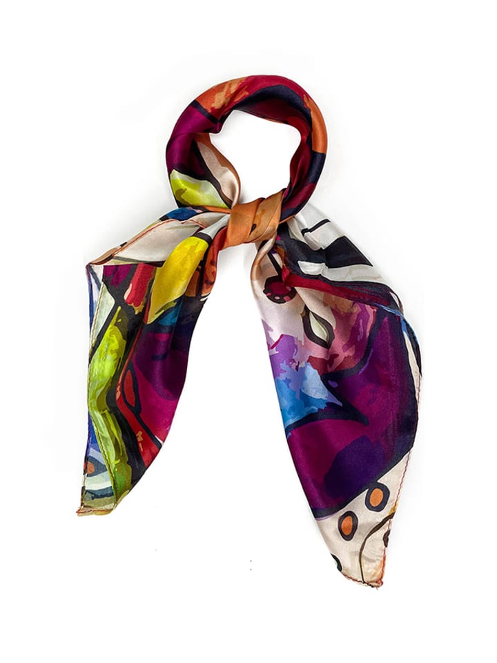Made in Silk Seiden-Tuch in Bunt (L)52 x (B)52 cm günstig kaufen