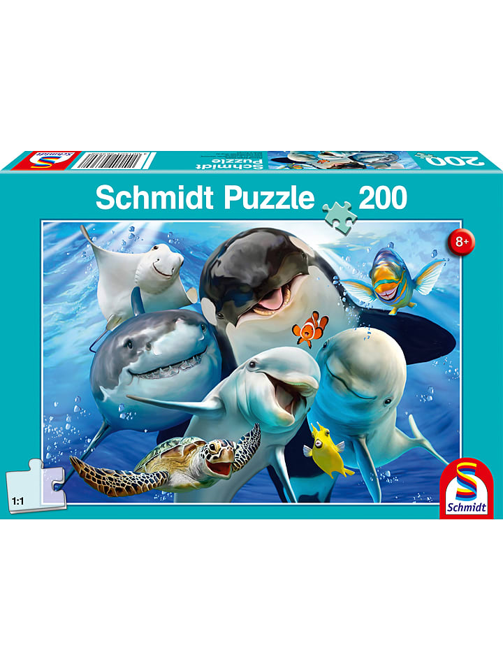 200tlg. Puzzle "Unterwasser-Freunde" - ab 8 Jahren