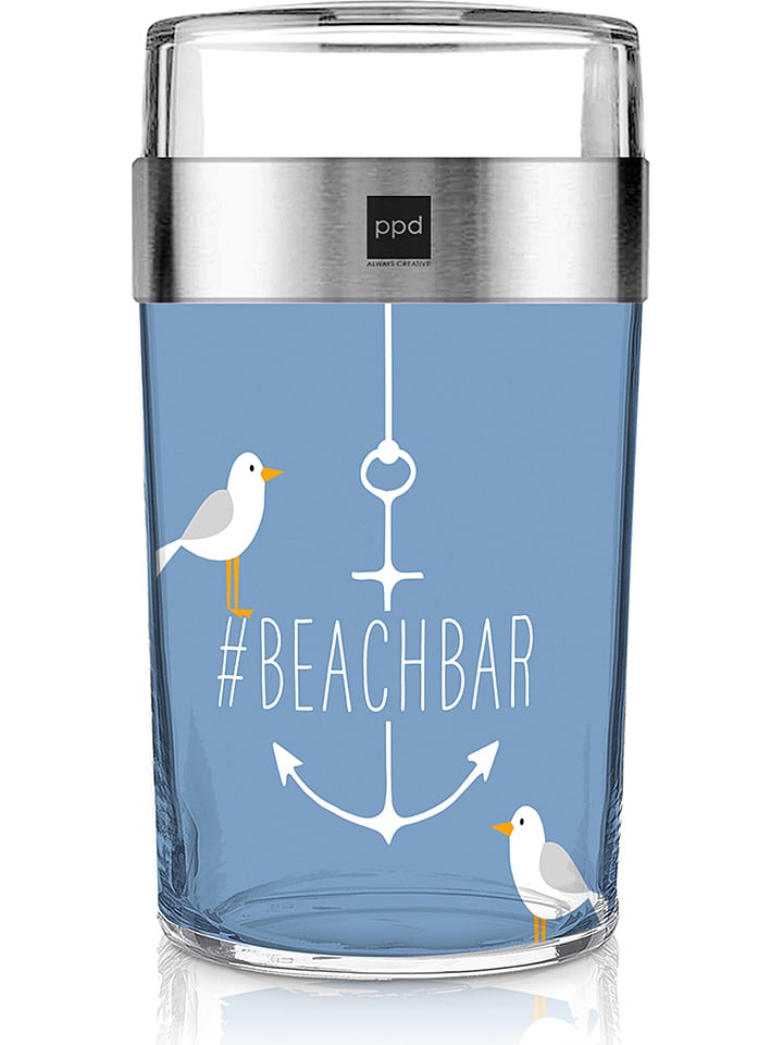 Pojemnik "Snack 2 Go - Beach" w kolorze błękitnym na lunch - 900 ml