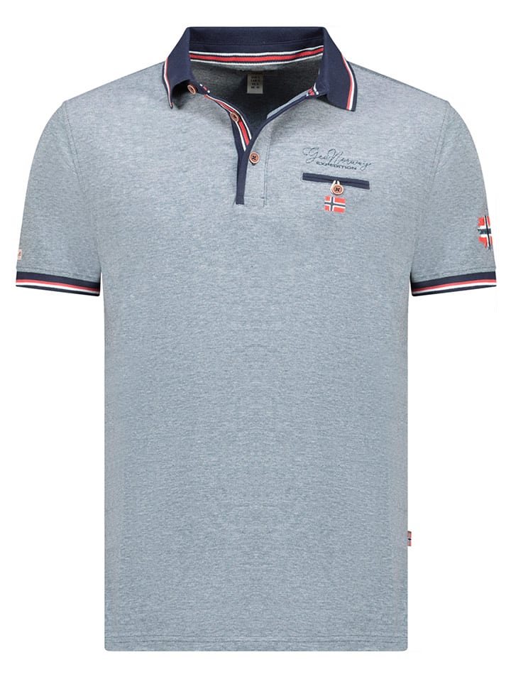 Koszulka polo "Kblended" w kolorze niebieskim