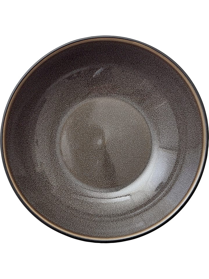 Pastaschüssel in Grau/ Schwarz - Ø 20 cm