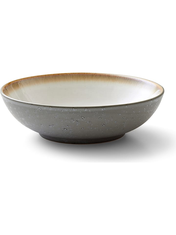 Salatschüssel in Creme/ Grau - Ø 24 cm