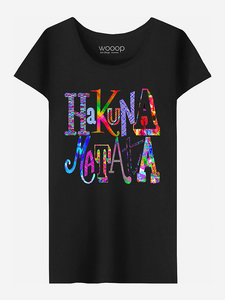 Shirt "Hakuna Matata" zwart