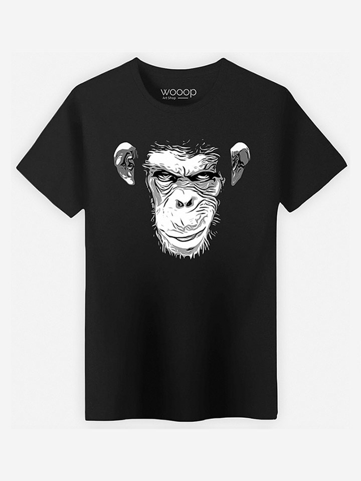 Shirt "Evil Monkey" in Schwarz
