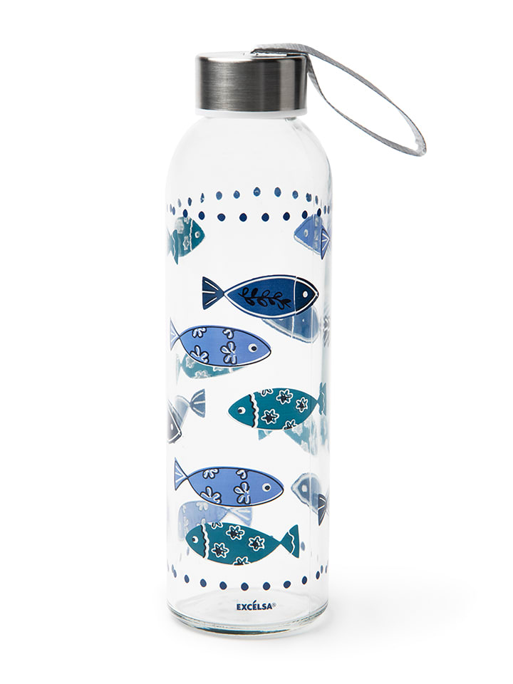Bidon "Ocean" w kolorze niebieskim - 500 ml