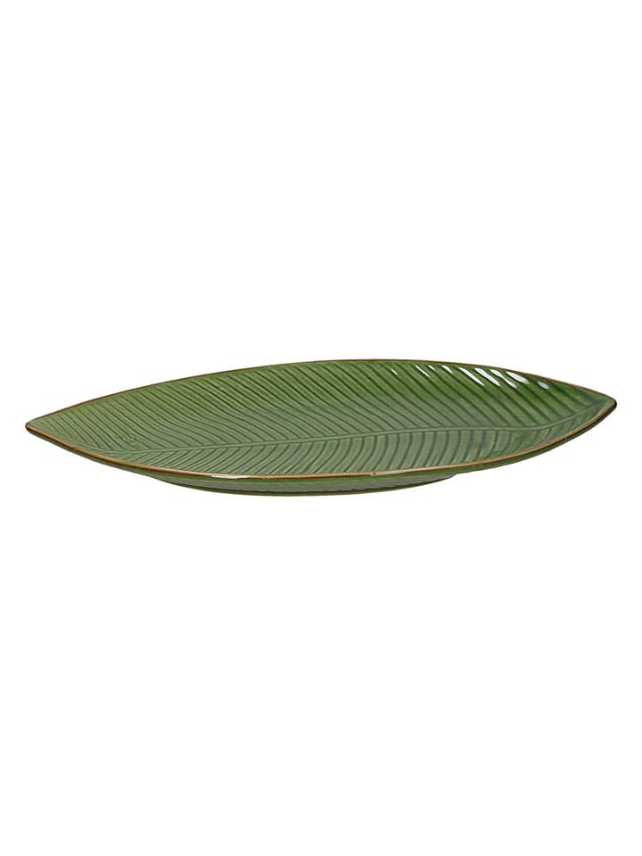 Serveerbord groen - (B)34 x (H)3 x (D)18 cm