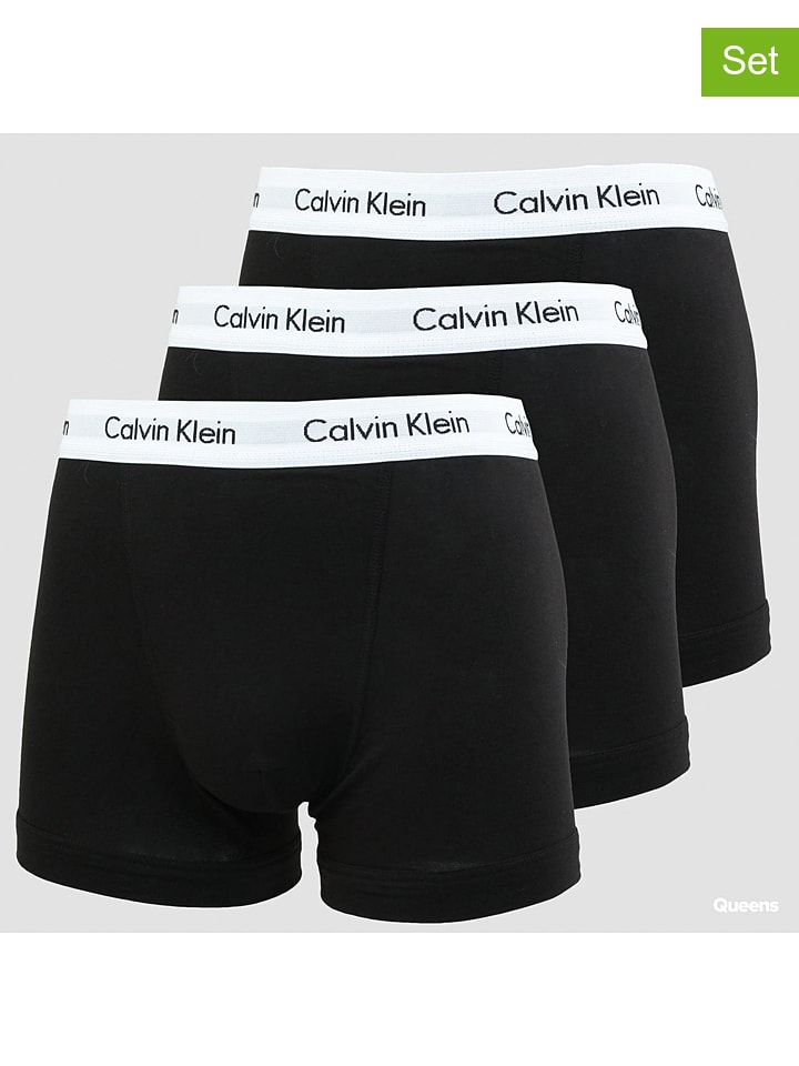 vervangen Uitwerpselen theater Calvin Klein 3-delige set: boxershorts zwart goedkoop kopen | limango