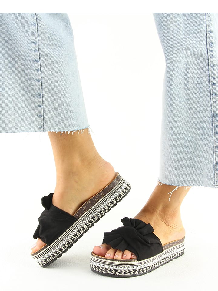 Slippers zwart