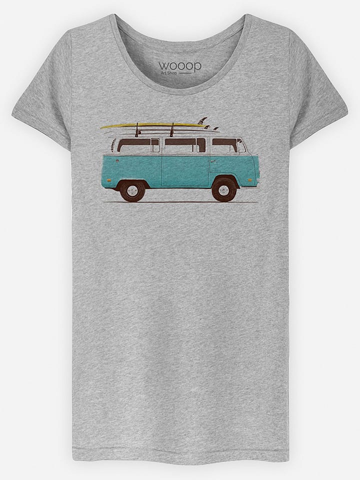 Shirt "Blue Van" grijs