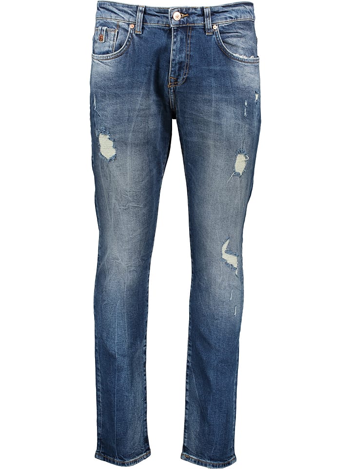 Dżinsy "Joshua" - Slim fit - w kolorze niebieskim