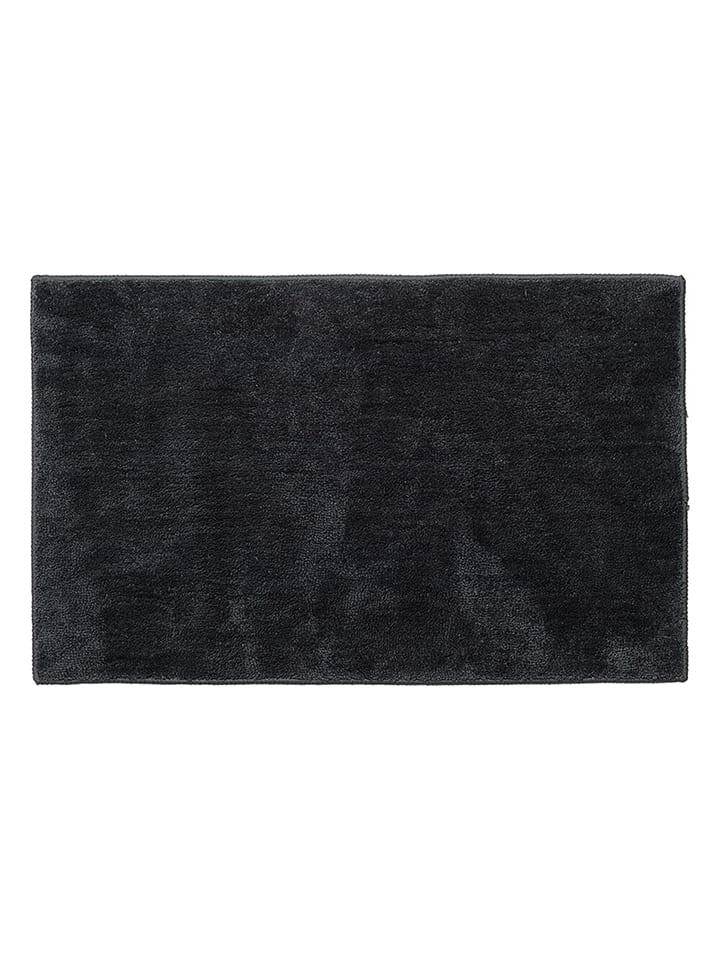 Badmat donkergrijs - (L)80 x (B)50 cm