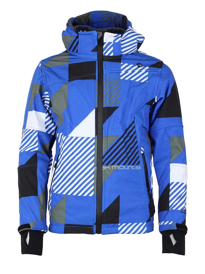 Softshelljacke in Blau