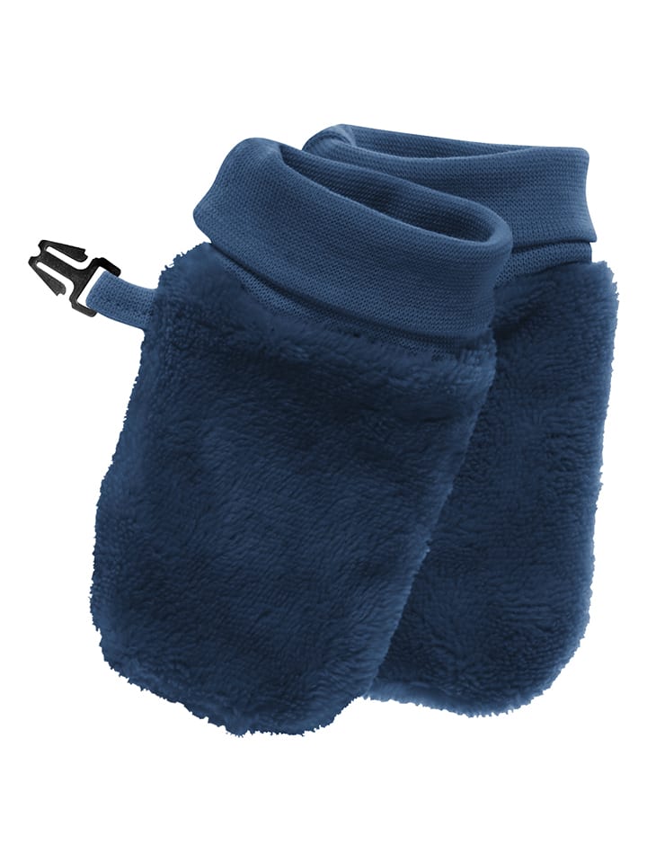 Fleece-Fäustlinge in Dunkelblau