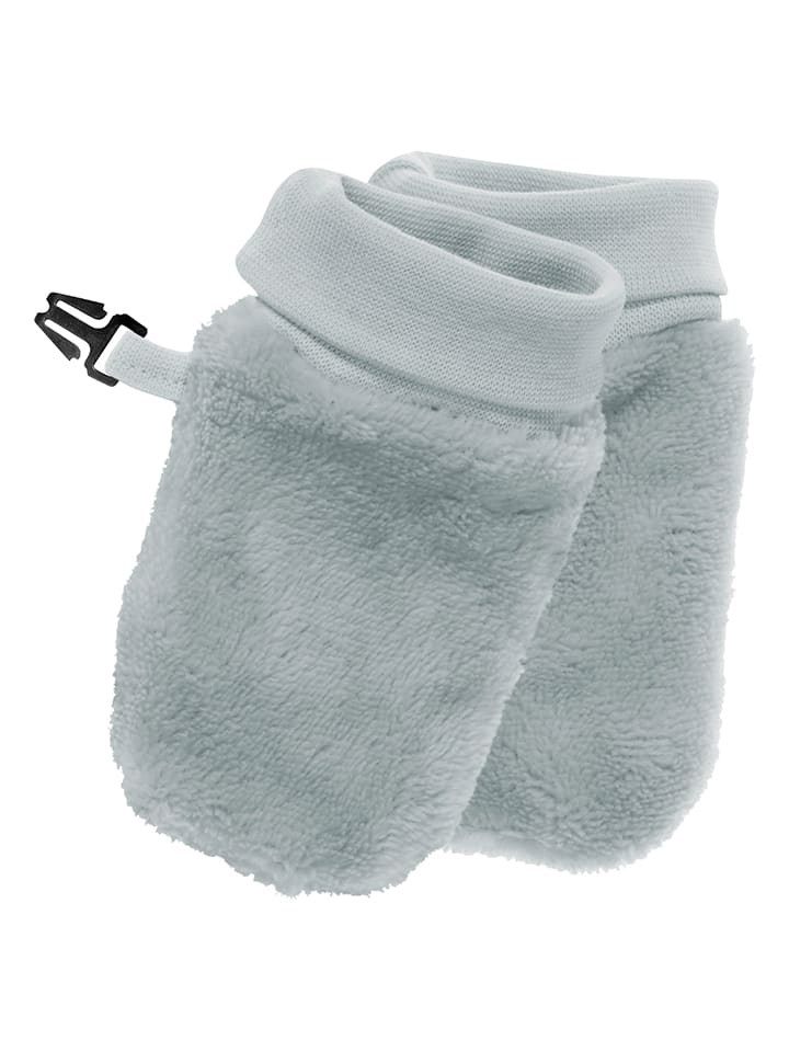 Fleece-Fäustlinge in Hellblau