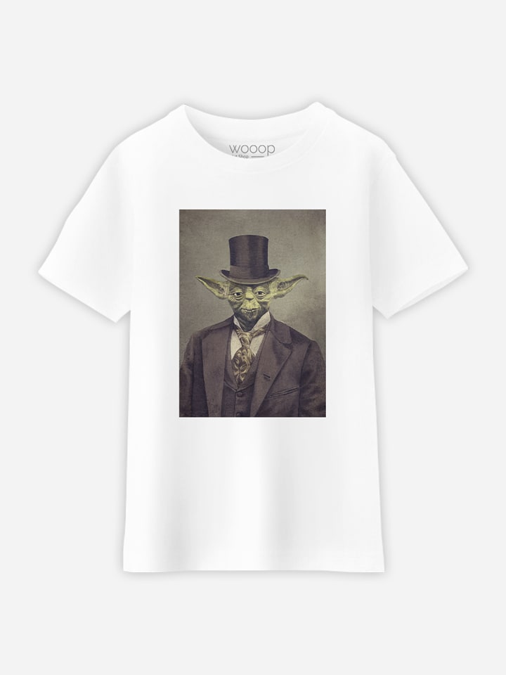 Shirt "Sir Yoda" in Weiß