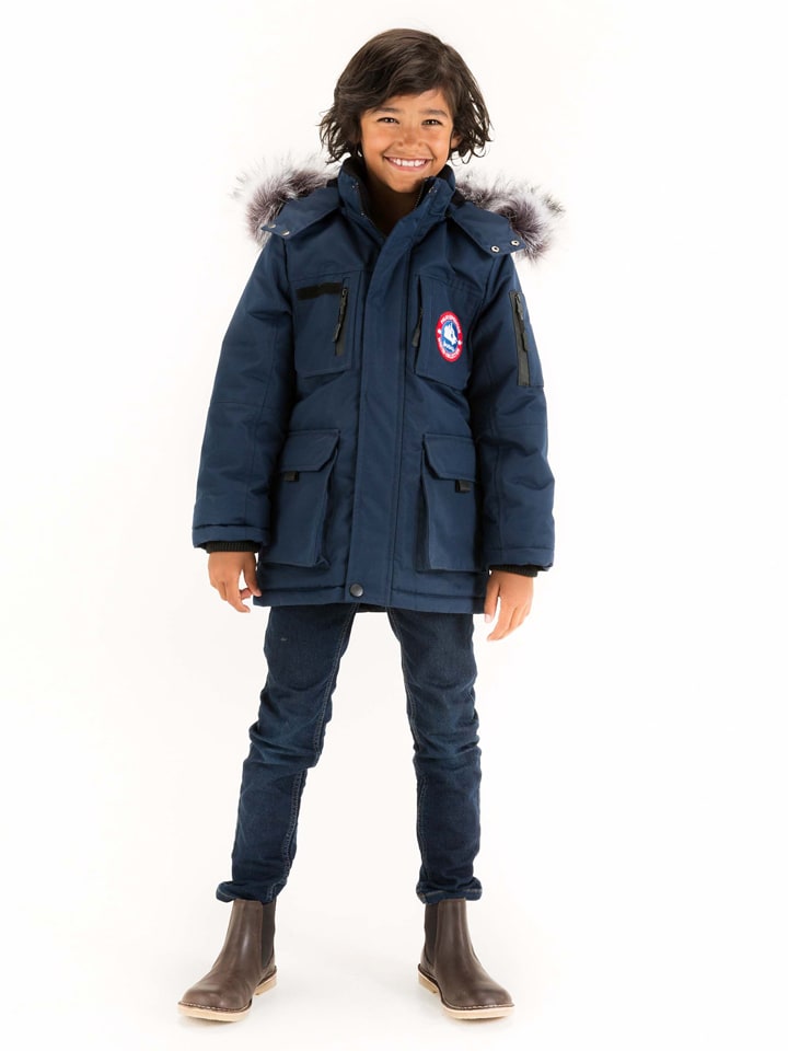 Parka "Nordic" w kolorze granatowym