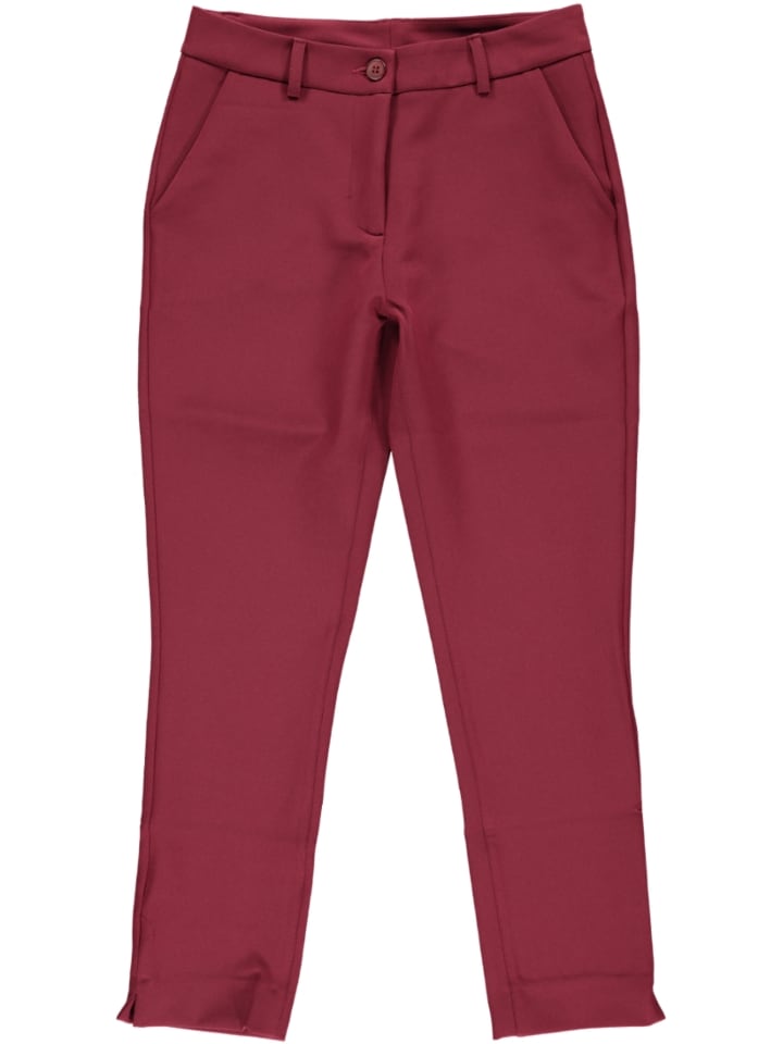 Broek - tapered fit - bordeaux