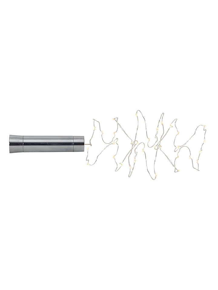 LED-Draht-Lichterkette "Dew Drops" in Silber - (L)200 cm