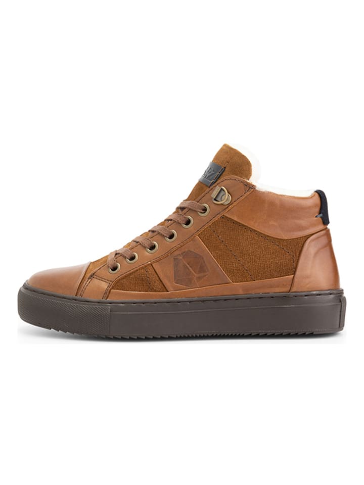 NoGRZ Leren sneakers P.daCortona lichtbruin goedkoop kopen limango