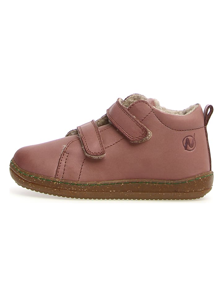 Leder-Sneakers "Windy" in Altrosa