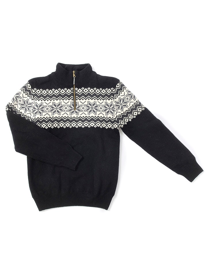 Sweter "Bodö" w kolorze czarno-białym