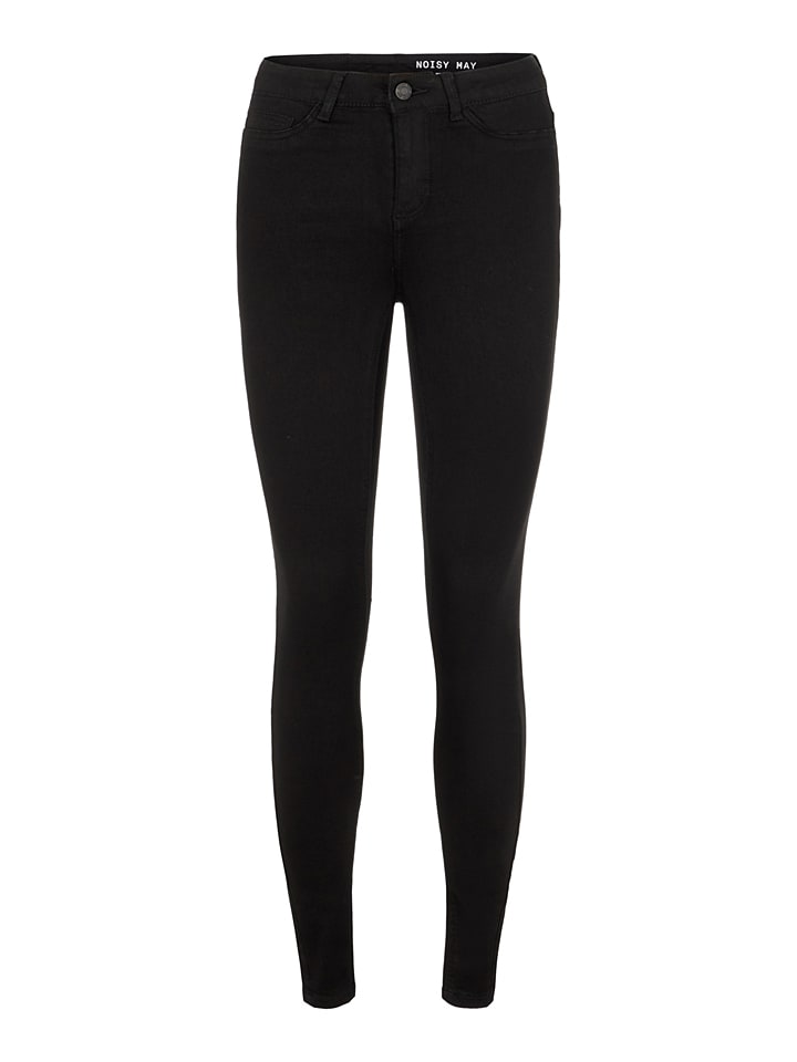 Jeans "Nmcallie" - Skinny fit - in Schwarz