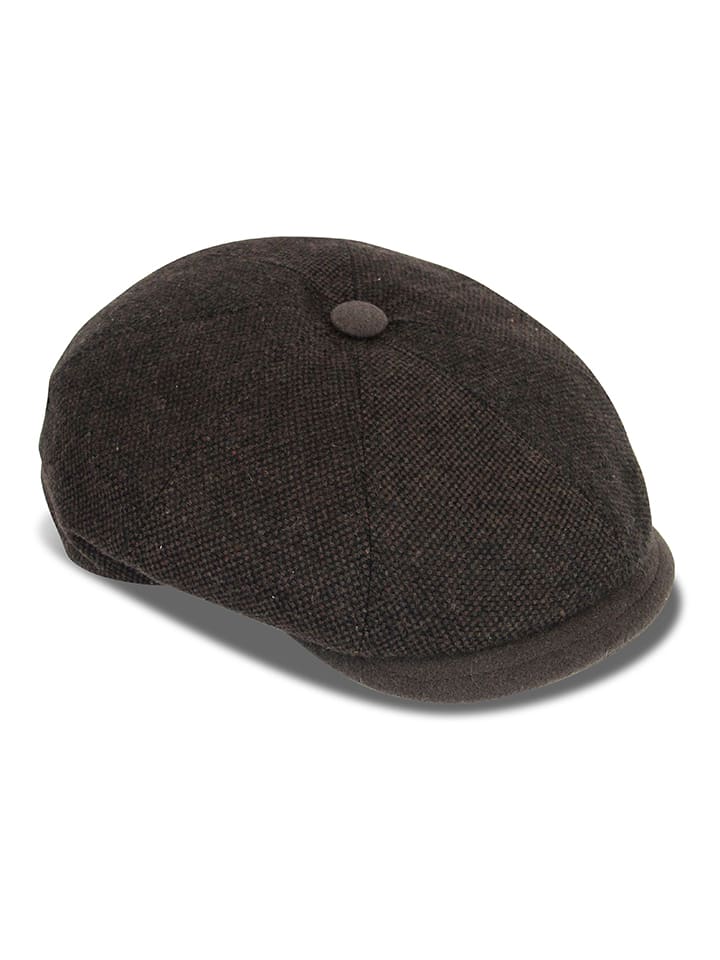Beret "Arthur" w kolorze ciemnobrązowym
