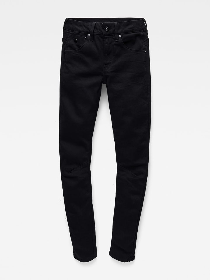 Dżinsy - Skinny fit - w kolorze czarnym