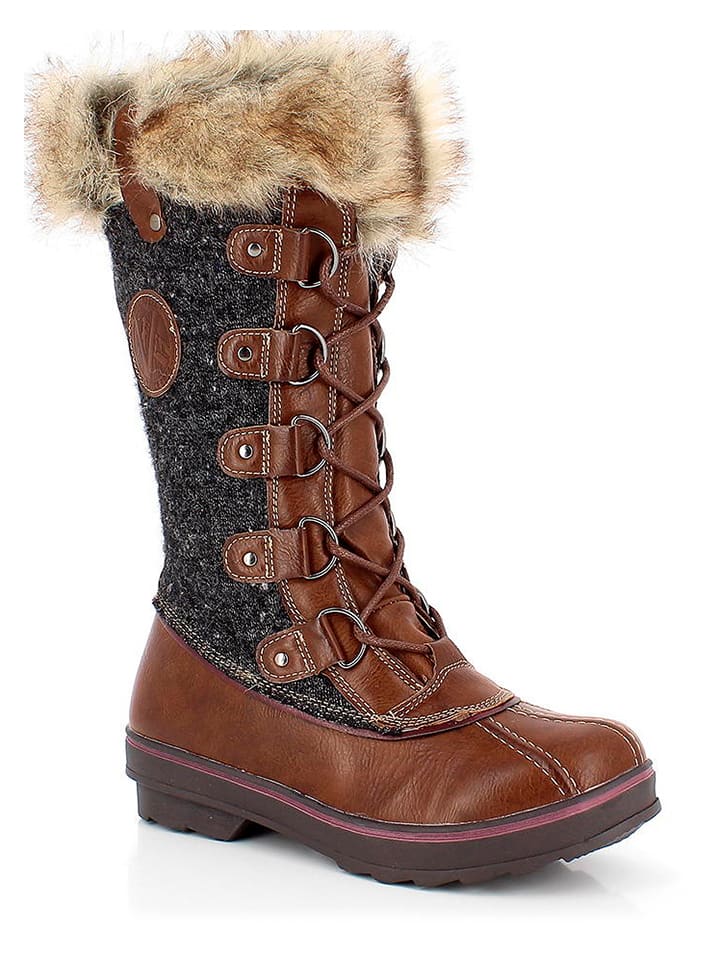Winterstiefel "Capucine" in Braun
