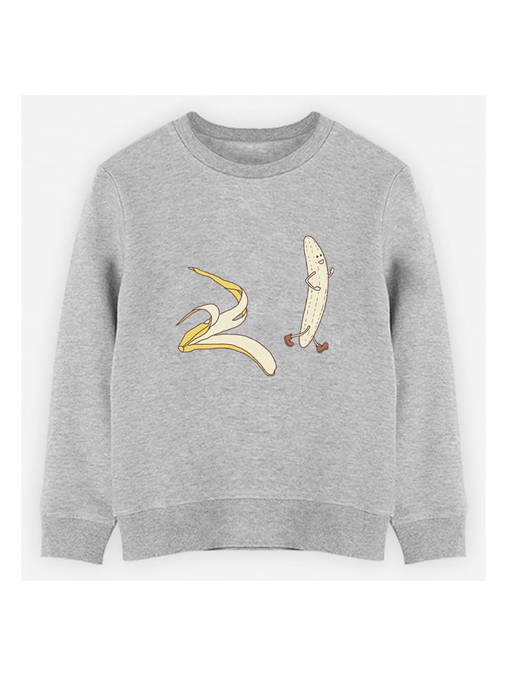 Sweatshirt "Streaker" grijs