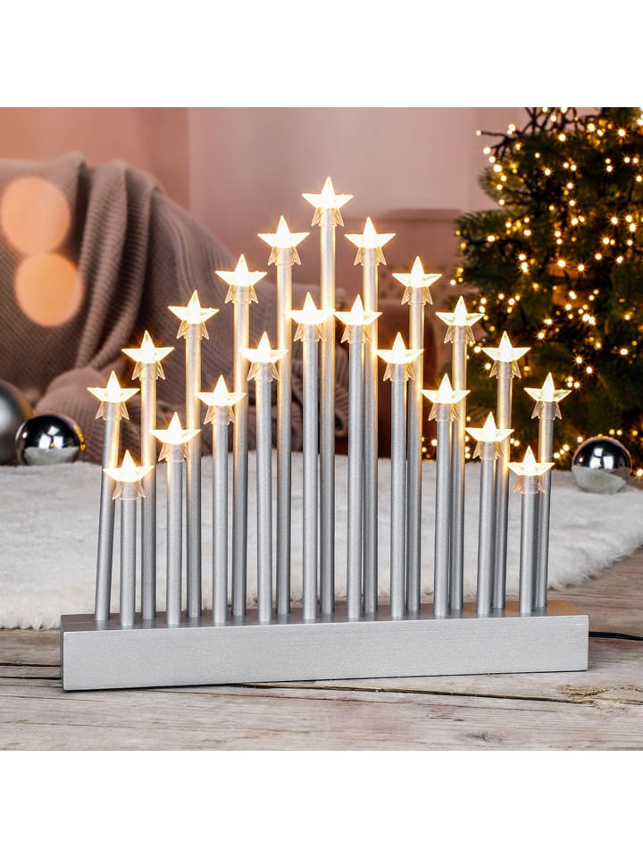 Decoratieve ledlamp warmwit - (B)26,5 x (H)28,5 x (D)4,5 cm
