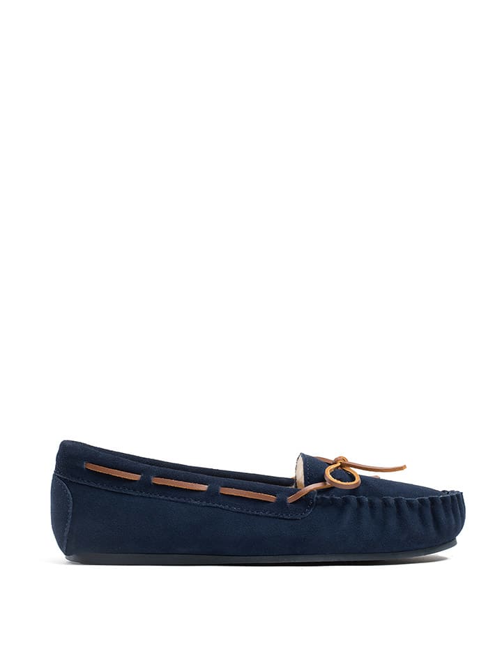Mocassins "Conrad" donkerblauw