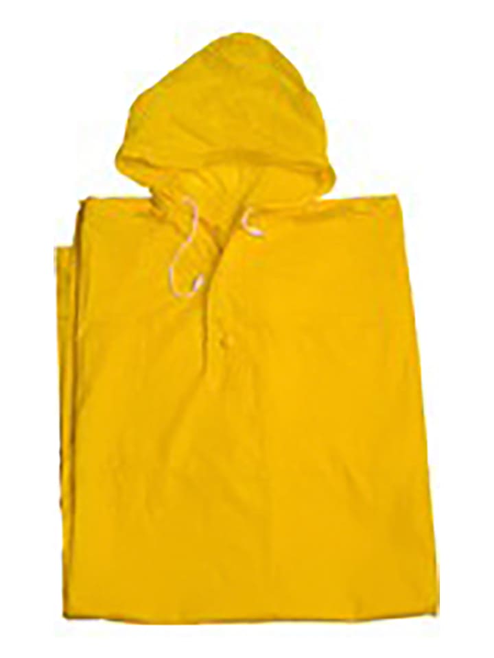 Regenponcho in Gelb