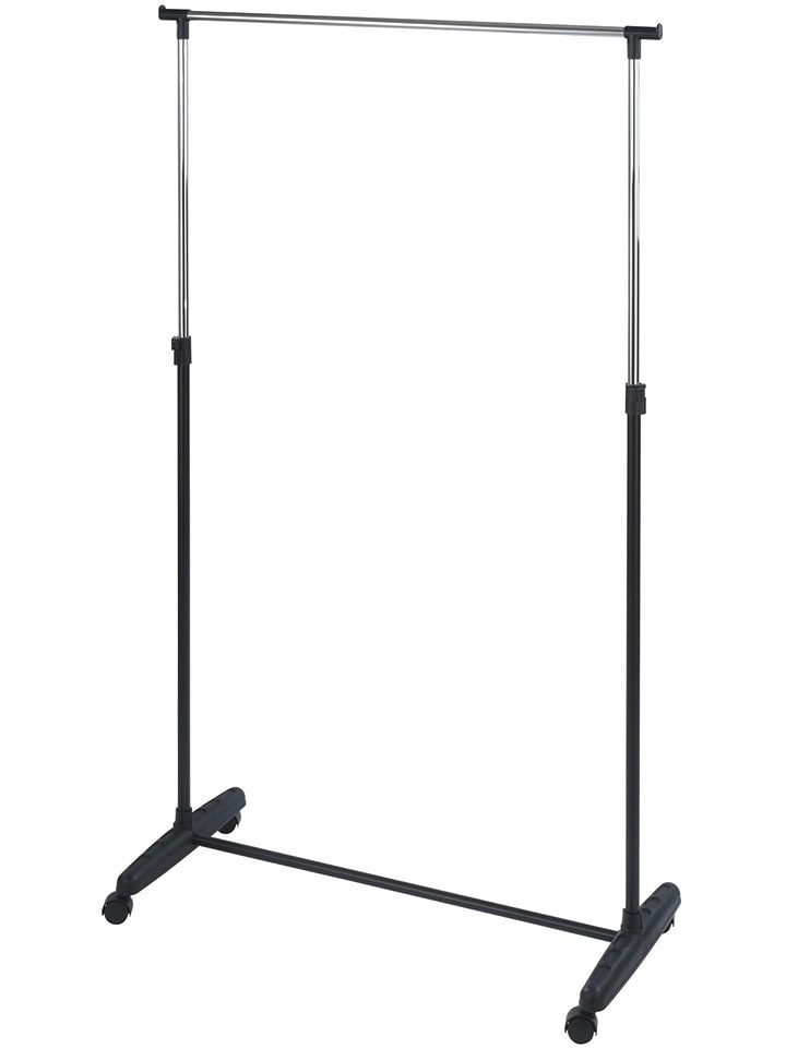 Wieszak w kolorze czarno-srebrnym - (S)90 x (G)38 cm